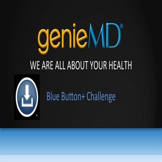 Genie MD bluebuttonchallenge