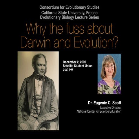 Why all the fuss about Darwin and Evolution?