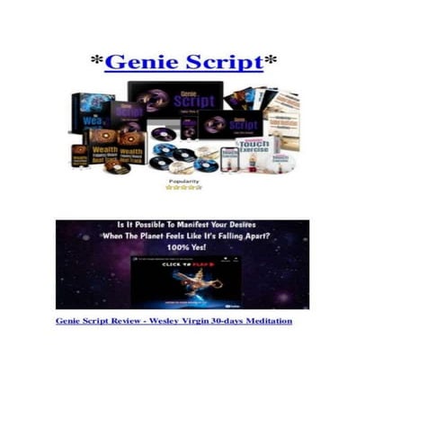Genie script | PDF