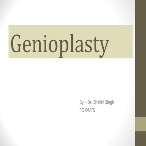 Genioplasty