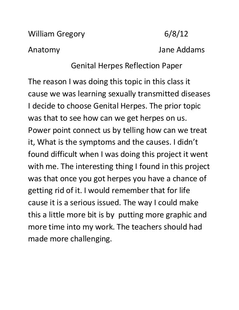 Thesis statement about herpes 08 picture