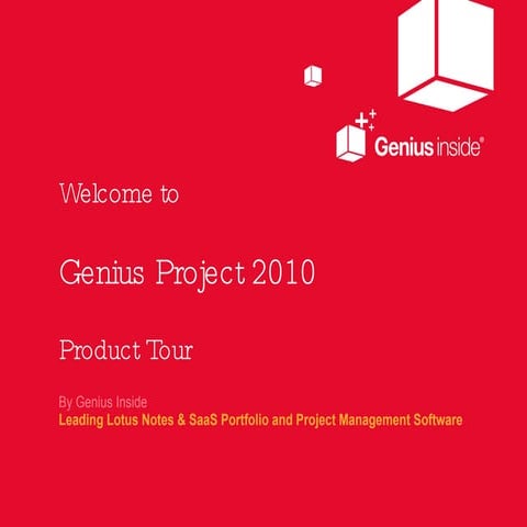 Genius Project  - Enterprise Project Management Software (hosted, saas, lotus...