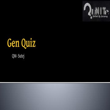 General Quiz - 2022