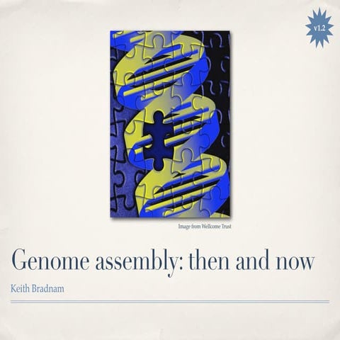Genome assembly: then and now — v1.2