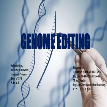Genome editing