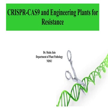 Genome editing in Plants with crispr/cas9