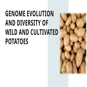 Genome evolution and diversity of wild and cultivated.pptx