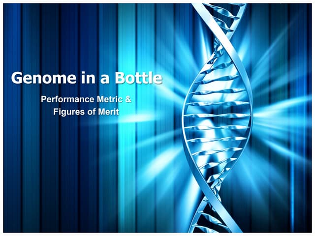 Performance Metrics and Figures of Merit Working Group Summary Aug2012