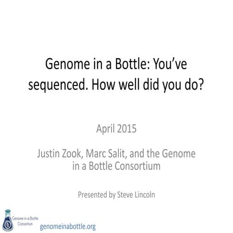Genome in a bottle april 30 2015 hvp Leiden