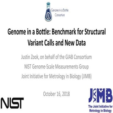 Genome in a bottle for ashg grc giab workshop 181016
