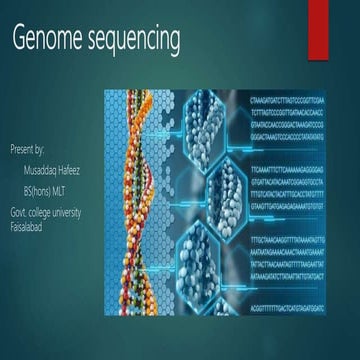 Genome sequencing
