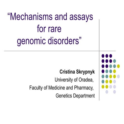 Genomic Disorders