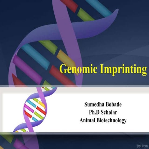 Genomic imprinting 