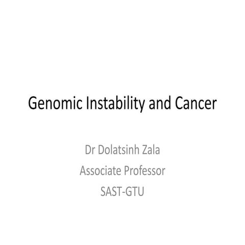Genomic instability and cancer.pptx