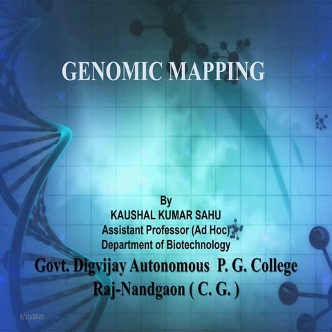Genomic mapping, concept by kk sahu