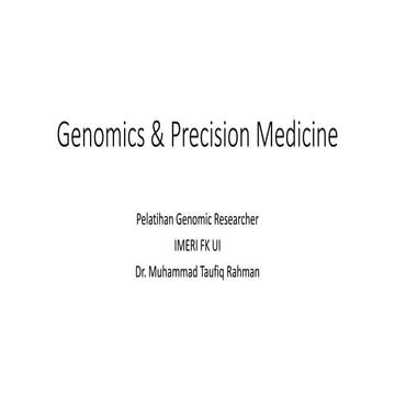 GENOMIC & PRECISION MEDICINE (1).pptx