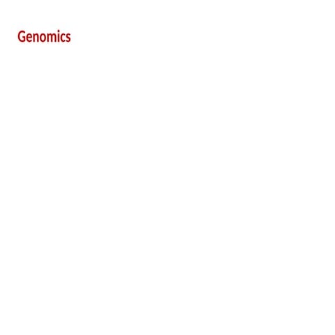 Functional genomics | PPTX