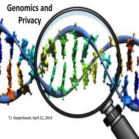 Genomics privacy