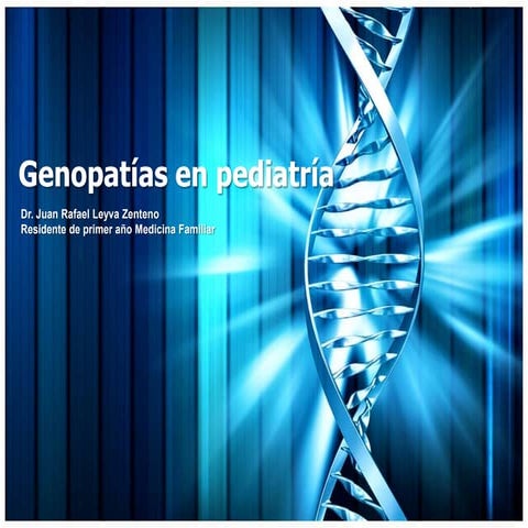 Genopatías en pediatría