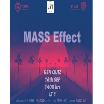 General Quiz Prelims 2018