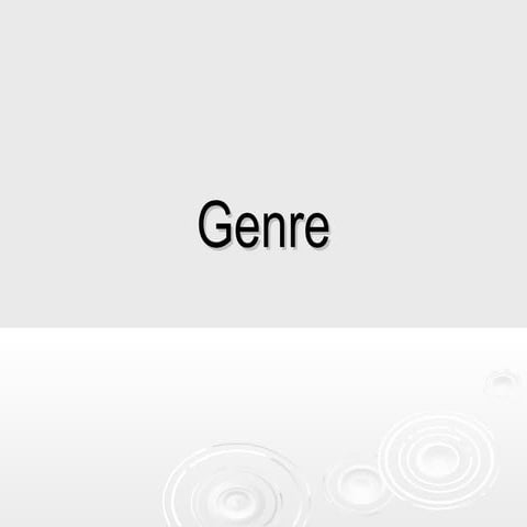 Genre