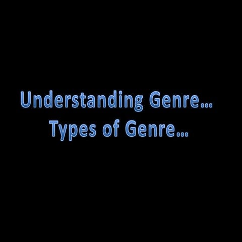 Genre's 