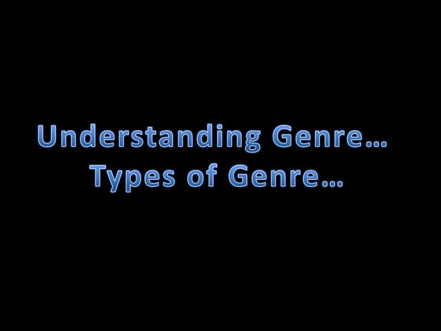 Genre's 