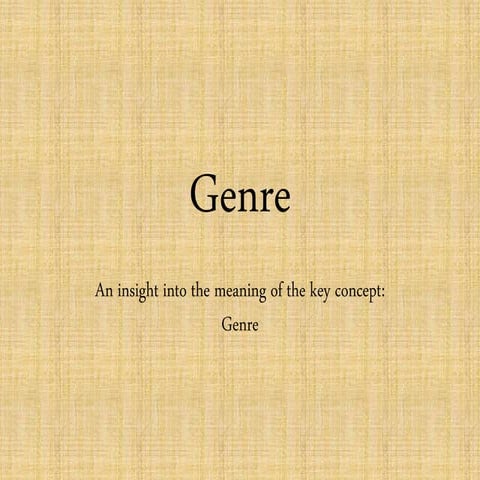 Genre