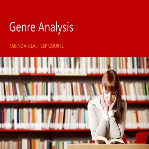 Genre analysis 