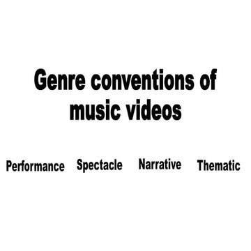 Genre conventions by Holly Saunders