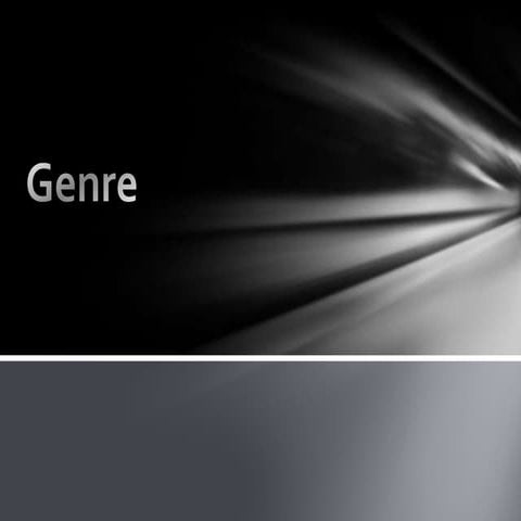 A2 Media Studies Genre