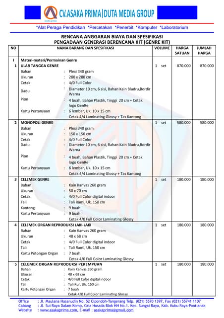Rab alat peraga laboratorium ipa biologi sma dak tahun 2014 | PDF