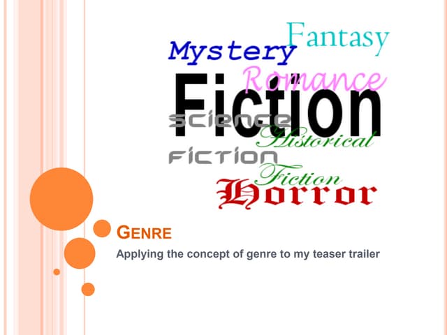 Genre powerpoint