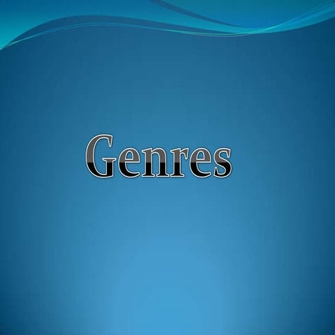 Genre presentation