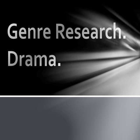 Genre research
