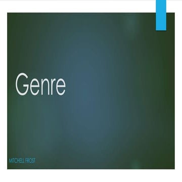 Genre research