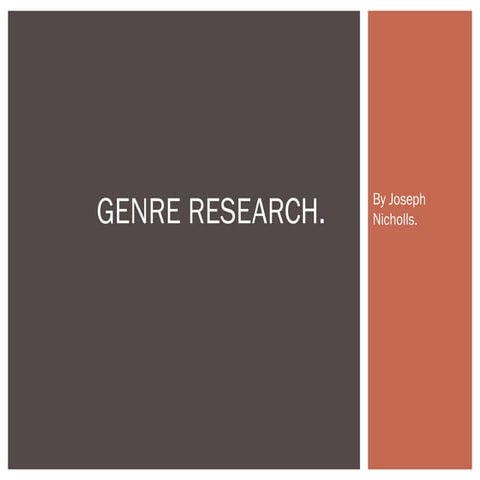Genre research