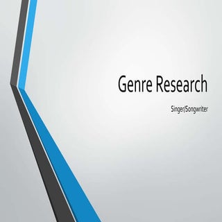 Genre research