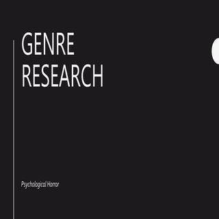 Genre Research