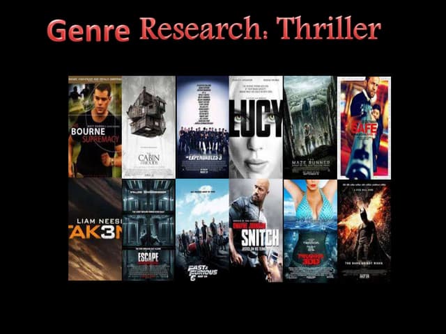 Genre research thriller