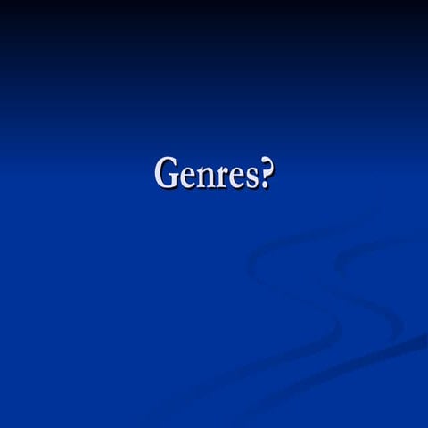 Genres
