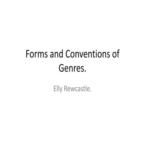 Genres
