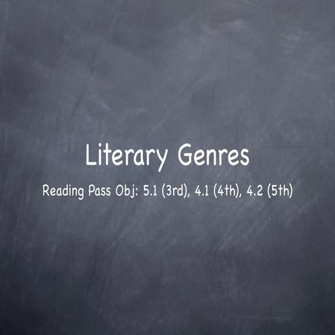 Literary Genres