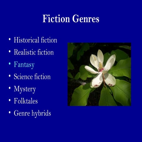 Fiction Genres 2: Science Fiction and Fantasy