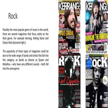 Looking at Music Magazines | PPTX