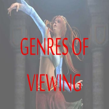 Genres of viewing