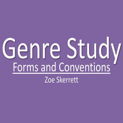 Genre Study