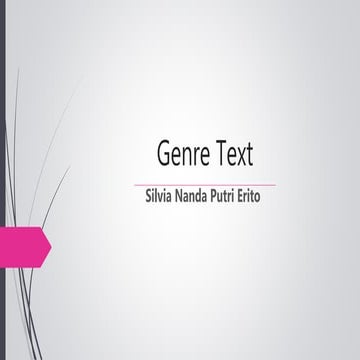 Genre text