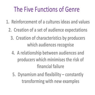 Genre theory