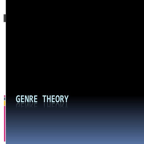 Genre theory